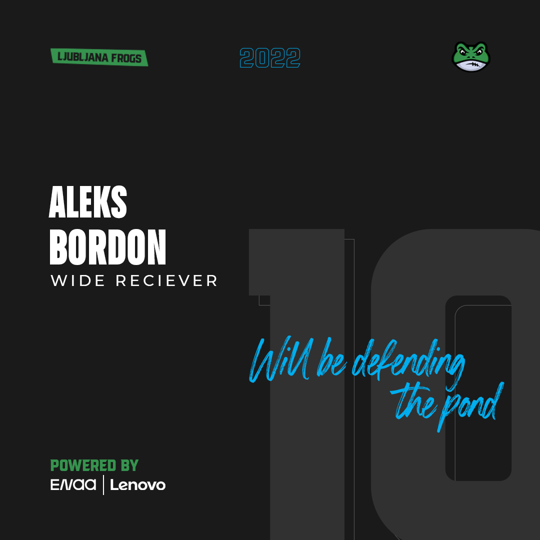 #10 Aleks Bordon will be defending the pond in 2022
