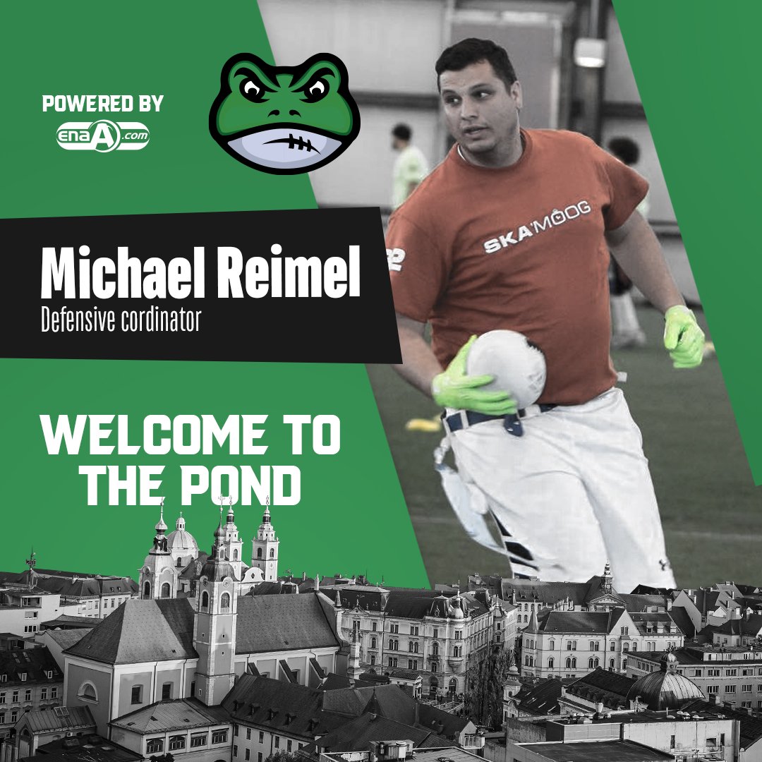 Michael Reimel is the new defense coordinator of Ljubljana Frogs