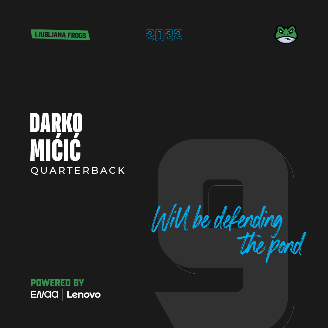 #9 Darko Mićić will be defending the pond in 2022