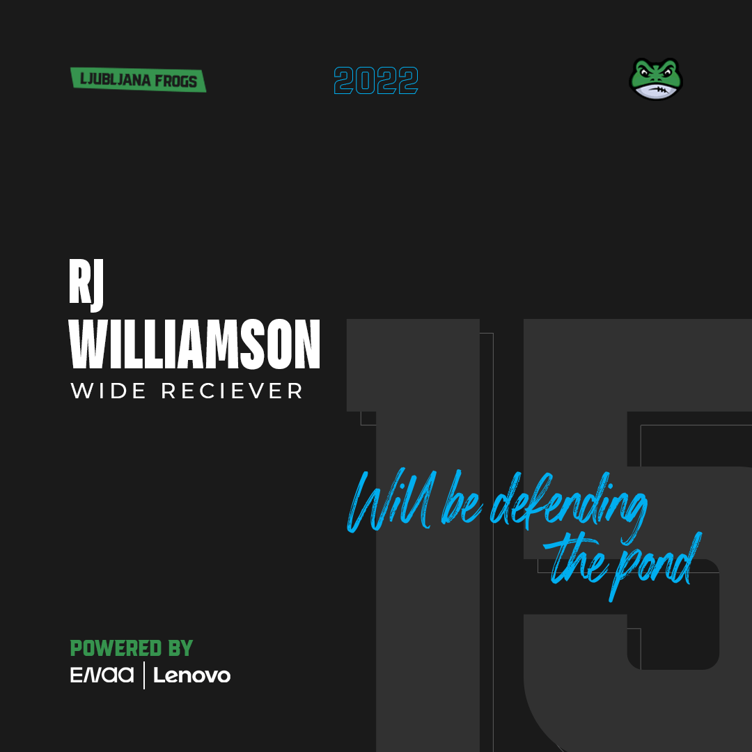 #15 RJ Williamson bo branil našo mlako v 2022