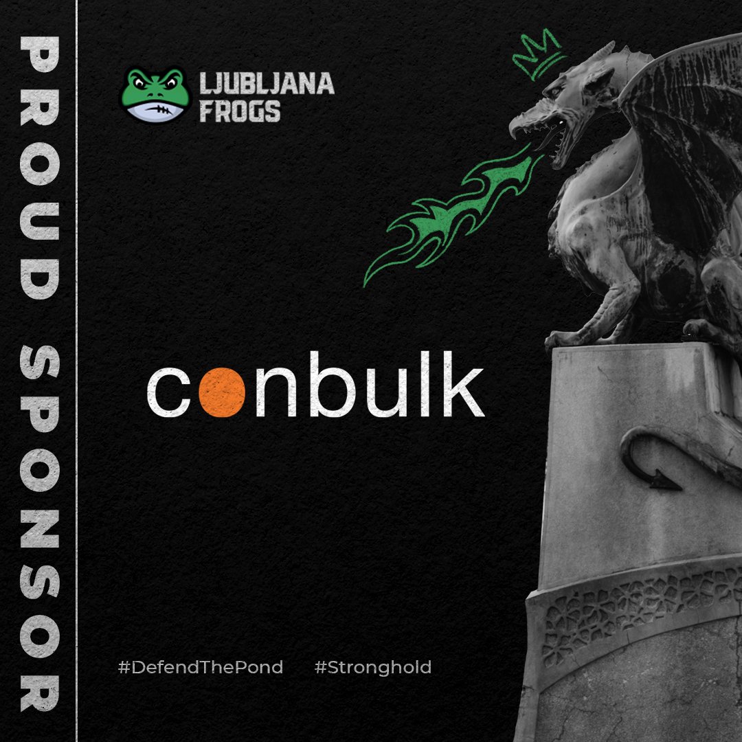 Logistična družba Conbulk bo partner Ljubljana Frogs
