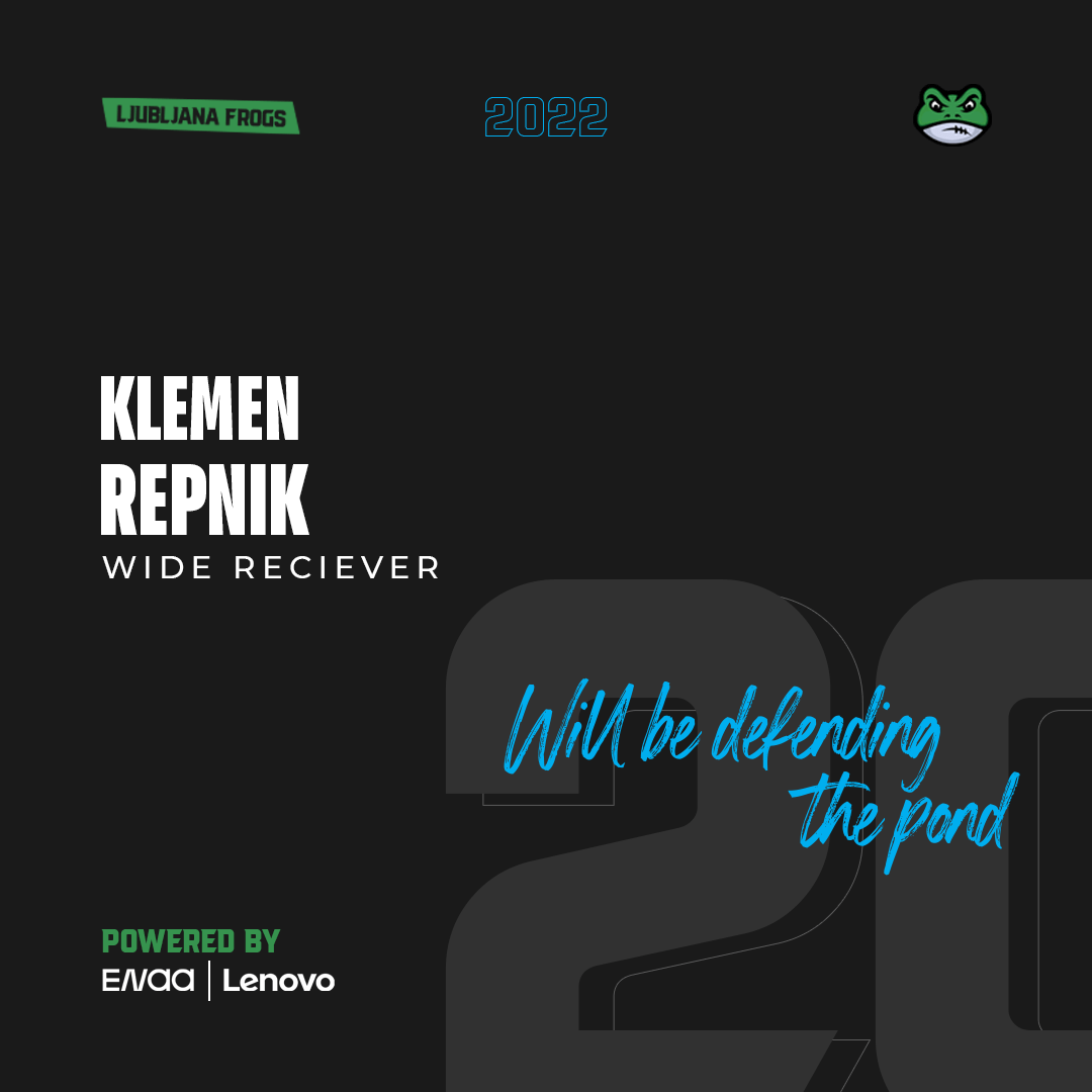 #20 Klemen Repnik will be defending the pond in 2022