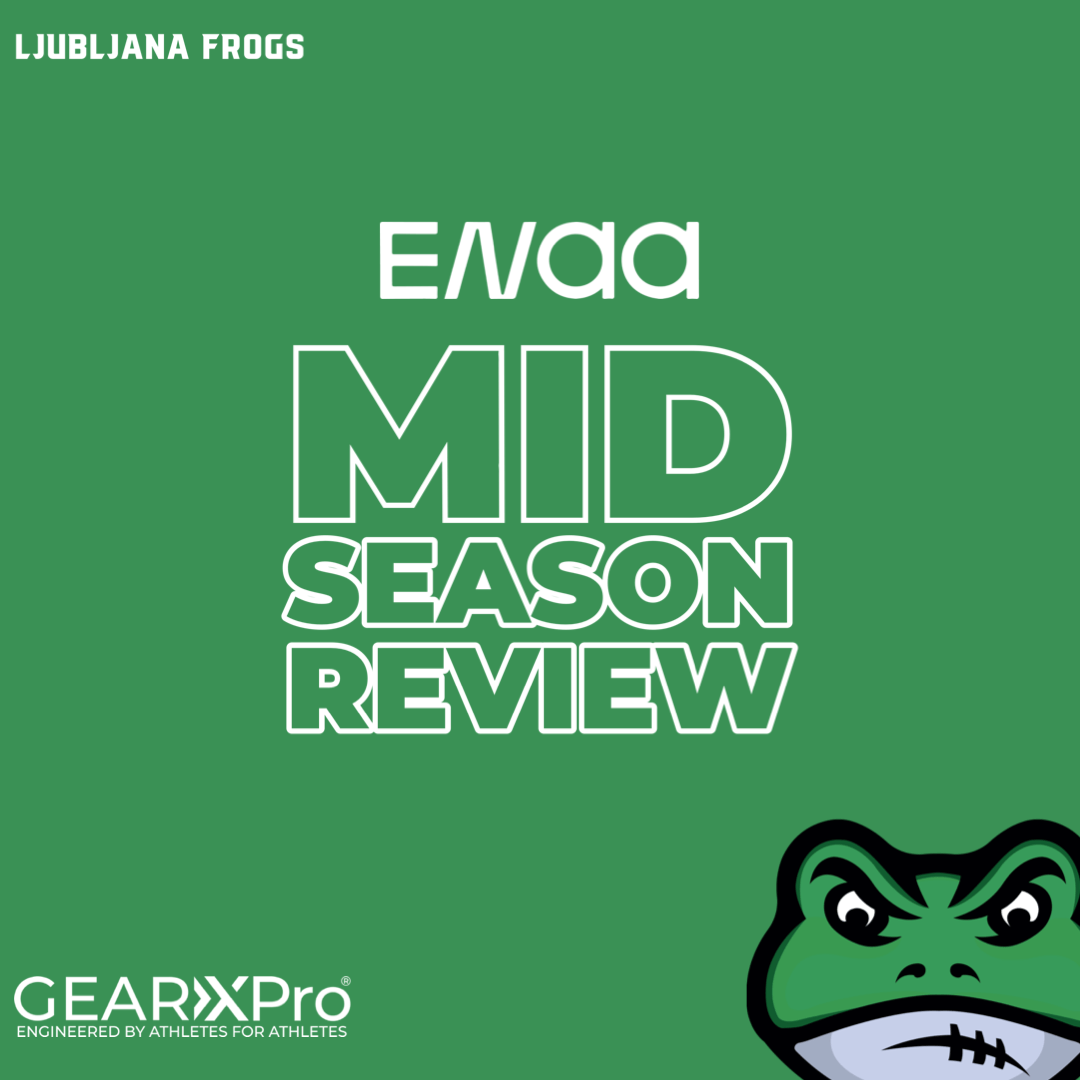 Pregled Sezone do Polovice: Potovanje Ljubljana Frogs v Sezoni Flag Footballa 2023