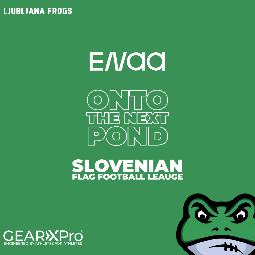 Enaa Ljubljana Frogs smo zaključili naš flag football roster