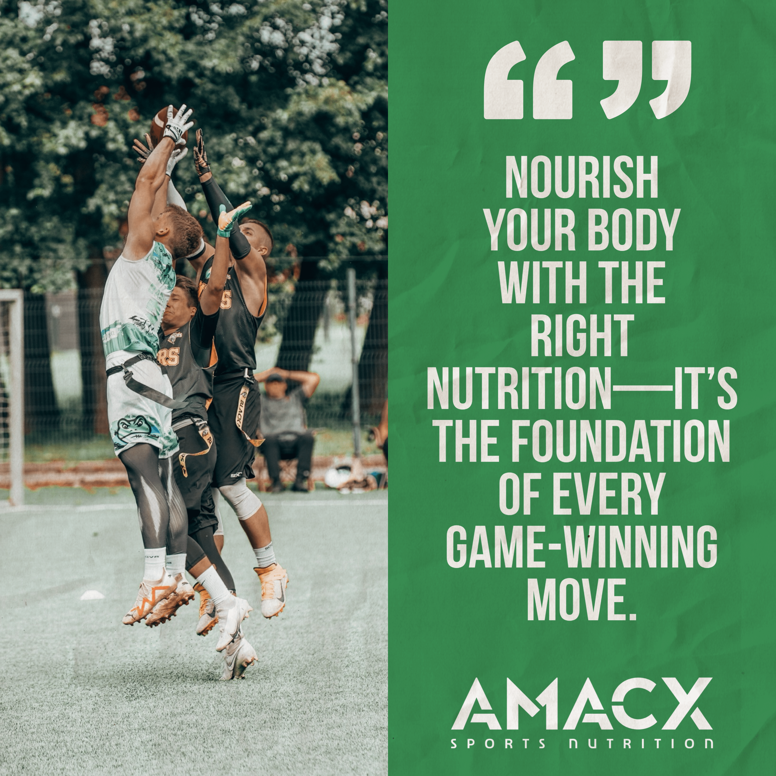 Ljubljana Frogs Flag Football Club Powers Up with Amacx Sport Nutrition